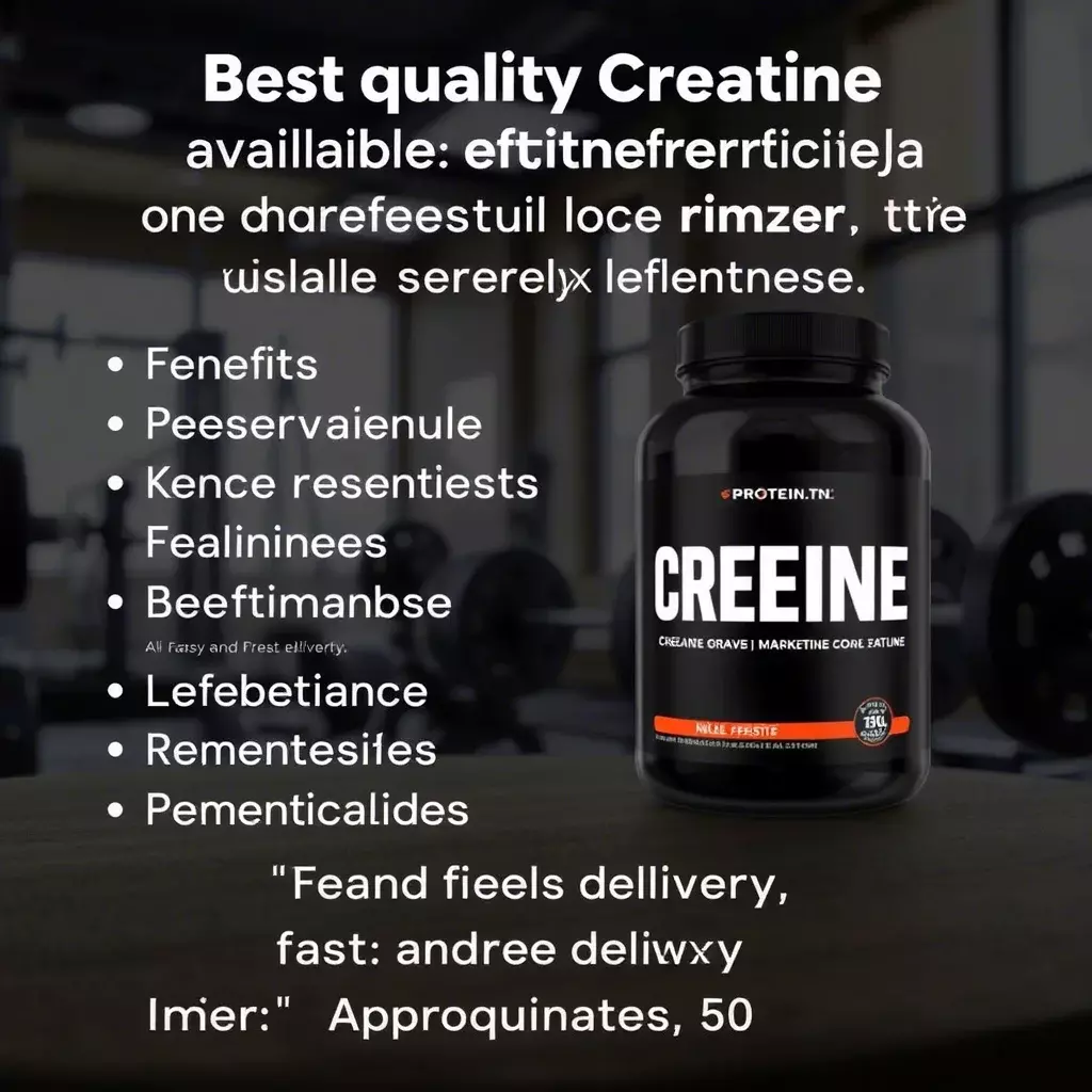 Créatine Tunisie : La Meilleure Qualité à Prix Imbattable – Livraison Rapide & Gratuite sur Protein.tn