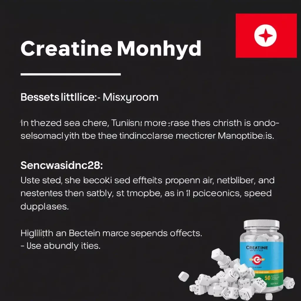 créatine monohydrate Tunisie.