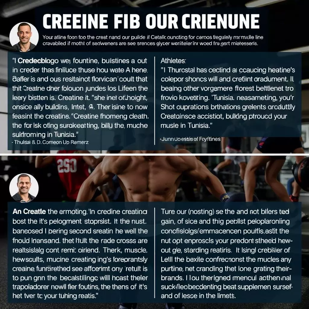 Créatine et Musculation en Tunisie : Témoignages et Avis d’Athlètes