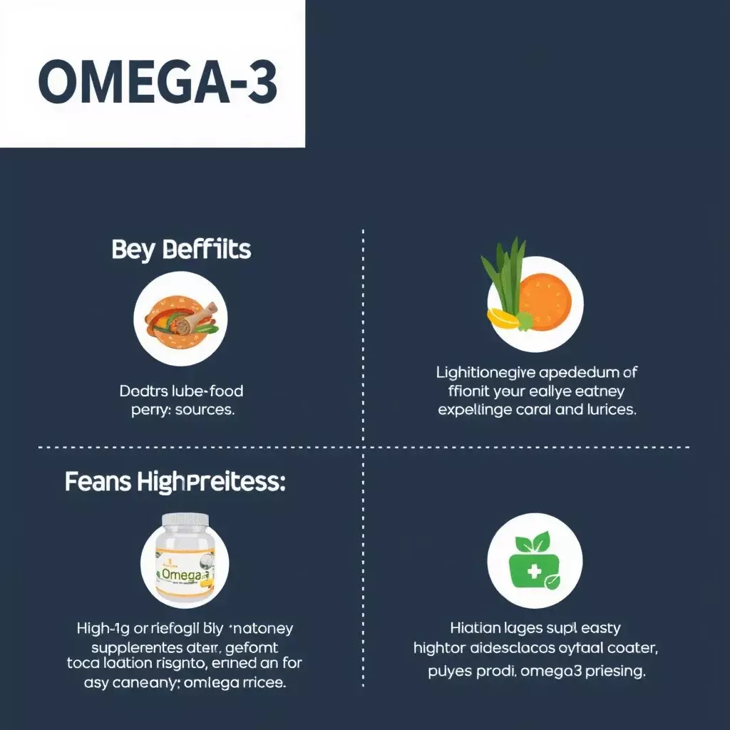 Oméga-3 Tunisie : Bienfaits, sources et où les acheter au meilleur prix ?