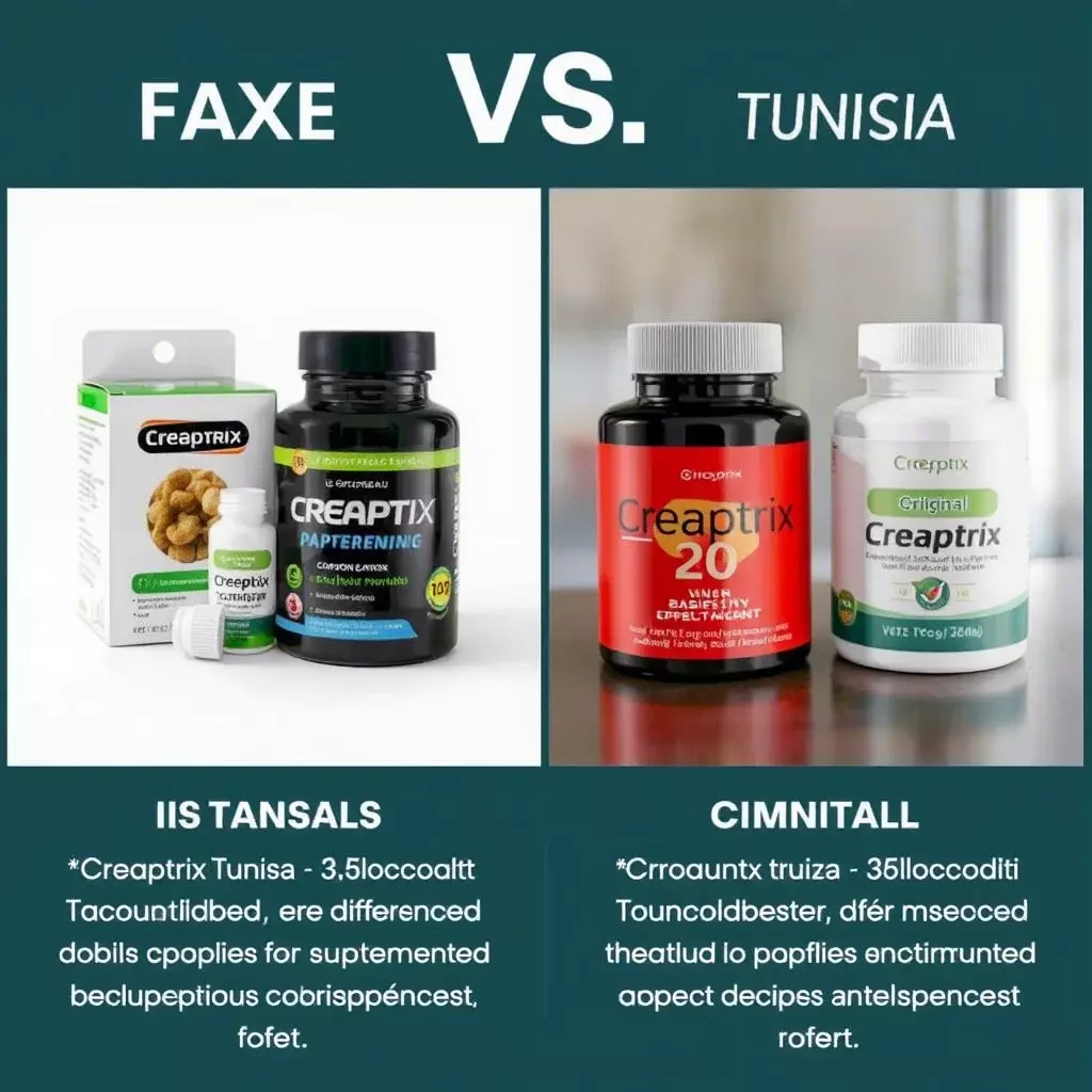 Quamtrax Creatine en Tunisie: fake vs original