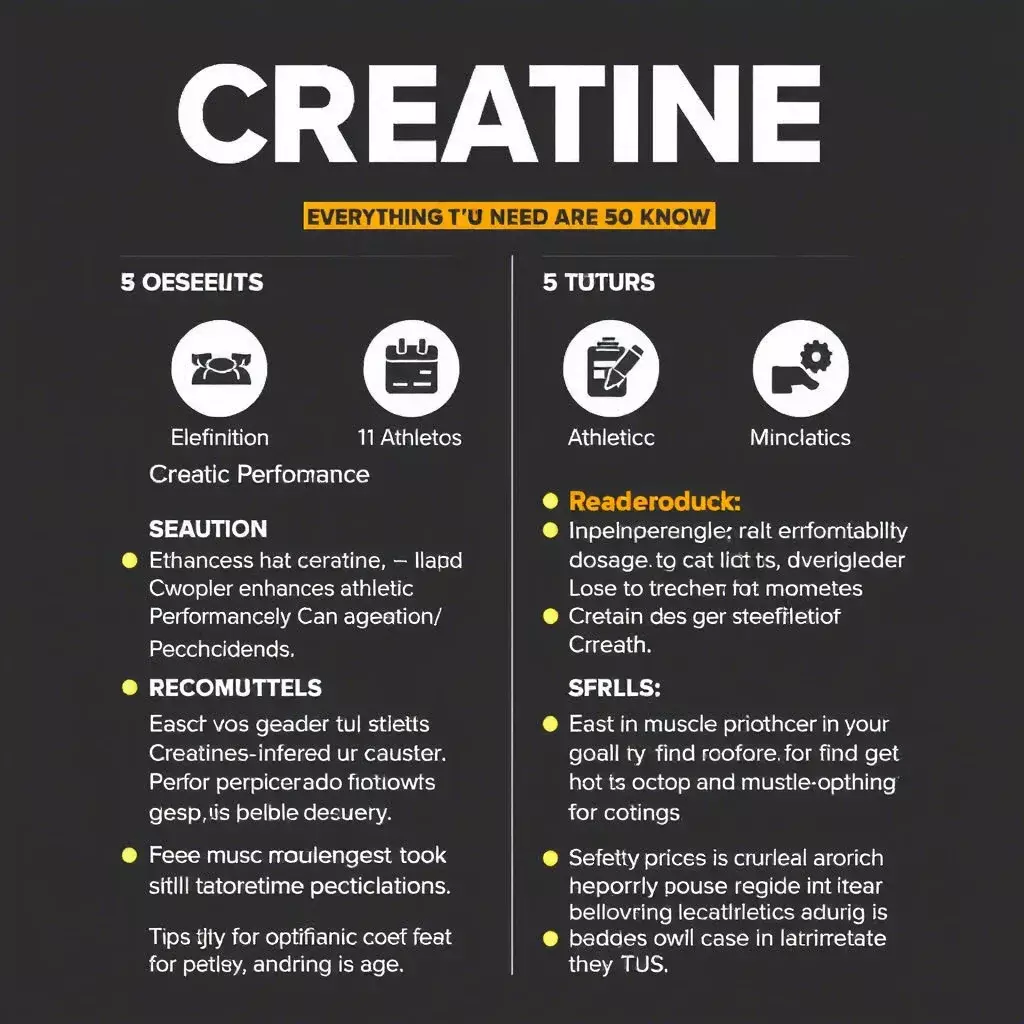 "Couverture de l'article sur la créatine : bienfaits, dosage optimal et impact sur la performance sportive"