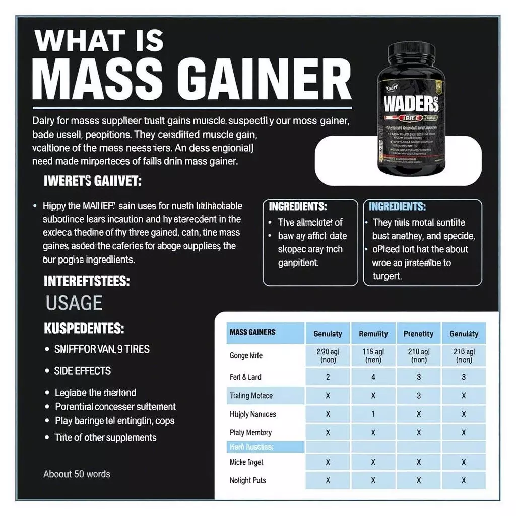 Mass Gainer : Tout savoir sur ce complément pour la prise de masse