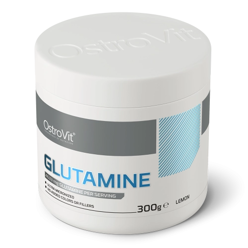 Pot de Glutamine 300g OstroVit – complément alimentaire pour récupération musculaire et immunité