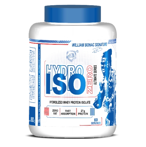 ISO Hydro Zero 1800G William Bonac – Whey Isolate ultra-pure pour muscles et récupération rapide