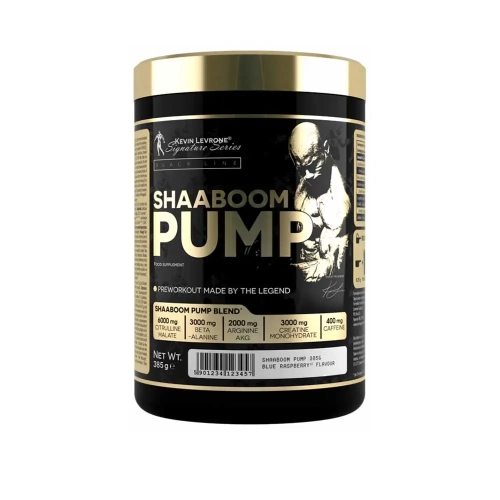 SHAABOOM PUMP 385G – Kevin Levrone | Pre-workout puissant pour énergie, force et congestion musculaire | Disponible sur Protein.tn