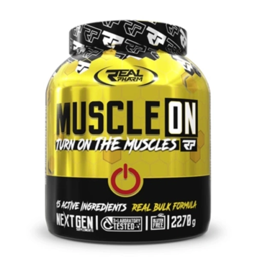 MUSCLE ON 2270G – REAL PHARM – Protéine prise de masse et récupération musculaire Tunisie